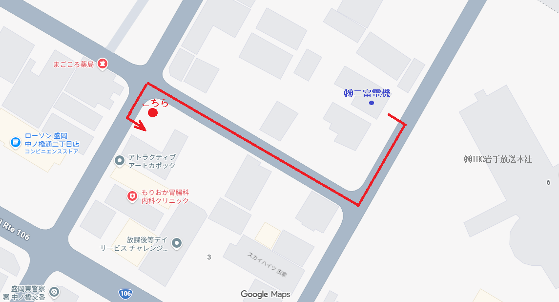 本社駐車場マップ